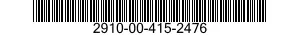 2910-00-415-2476 PLATE 2910004152476 004152476