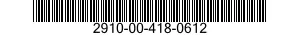 2910-00-418-0612  2910004180612 004180612