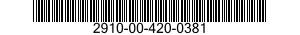 2910-00-420-0381  2910004200381 004200381