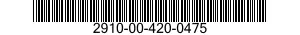 2910-00-420-0475  2910004200475 004200475