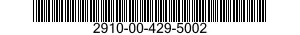 2910-00-429-5002  2910004295002 004295002