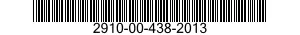 2910-00-438-2013  2910004382013 004382013