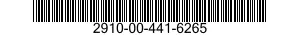 2910-00-441-6265 CARBURETOR,FLOAT 2910004416265 004416265