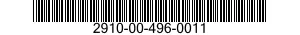 2910-00-496-0011  2910004960011 004960011