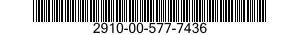 2910-00-577-7436 LEVER ASSEMBLY 2910005777436 005777436