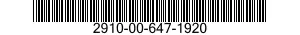 2910-00-647-1920  2910006471920 006471920