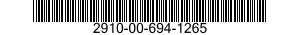 2910-00-694-1265  2910006941265 006941265