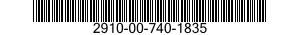 2910-00-740-1835  2910007401835 007401835