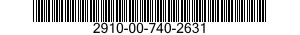 2910-00-740-2631  2910007402631 007402631