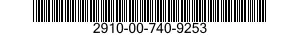 2910-00-740-9253  2910007409253 007409253