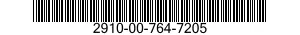 2910-00-764-7205  2910007647205 007647205