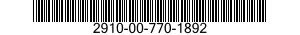 2910-00-770-1892  2910007701892 007701892