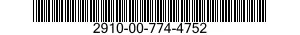 2910-00-774-4752 CONE AND ROLLERS,TAPERED ROLLER 2910007744752 007744752