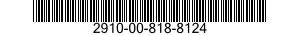 2910-00-818-8124 FILTER ELEMENT,FLUID 2910008188124 008188124