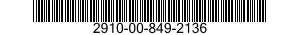 2910-00-849-2136  2910008492136 008492136