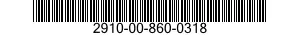 2910-00-860-0318  2910008600318 008600318