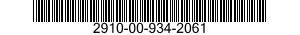 2910-00-934-2061 CARBURETOR,FLOAT 2910009342061 009342061