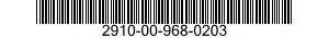 2910-00-968-0203  2910009680203 009680203