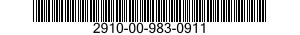 2910-00-983-0911 CARBURETOR,FLOAT 2910009830911 009830911