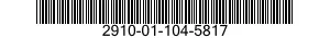 2910-01-104-5817 TANK,FUEL,ENGINE 2910011045817 011045817