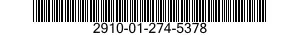 2910-01-274-5378 THERMOSTAT,CHOKE,AUTOMOTIVE 2910012745378 012745378