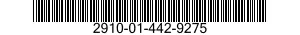 2910-01-442-9275 INJECTOR ASSEMBLY,FUEL 2910014429275 014429275