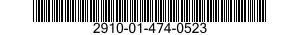 2910-01-474-0523 FILTER BODY,FLUID 2910014740523 014740523
