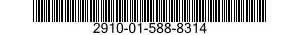 2910-01-588-8314 CHOKE THERMOSTAT,CARBURETOR,EMISSION CONTROL 2910015888314 015888314