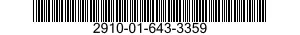 2910-01-643-3359 FUEL SENDING UNIT 2910016433359 016433359