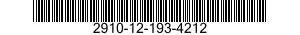 2910-12-193-4212 INJECTOR ASSEMBLY,FUEL 2910121934212 121934212