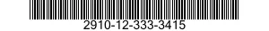 2910-12-333-3415 HOLDER,FUEL INJECTOR 2910123333415 123333415