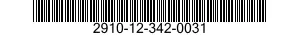 2910-12-342-0031 CHOKE THERMOSTAT,CARBURETOR,EMISSION CONTROL 2910123420031 123420031