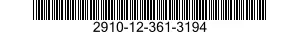 2910-12-361-3194 VALVE,FUEL SYSTEM 2910123613194 123613194