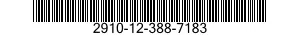 2910-12-388-7183 PLATE,INTERMEDIATE,INJECTION 2910123887183 123887183