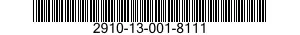 2910-13-001-8111 STUD BOLT 2910130018111 130018111