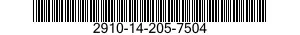 2910-14-205-7504  2910142057504 142057504