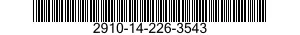 2910-14-226-3543  2910142263543 142263543