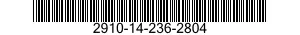 2910-14-236-2804  2910142362804 142362804