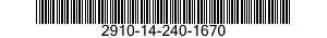 2910-14-240-1670  2910142401670 142401670