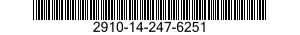 2910-14-247-6251 INJECTEUR 2910142476251 142476251