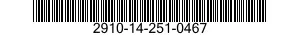 2910-14-251-0467  2910142510467 142510467
