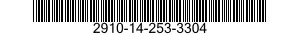 2910-14-253-3304  2910142533304 142533304