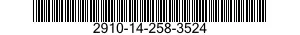 2910-14-258-3524  2910142583524 142583524
