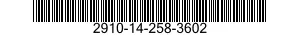 2910-14-258-3602  2910142583602 142583602
