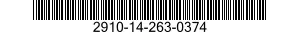 2910-14-263-0374 TUYAUTERIE DINJECTI 2910142630374 142630374