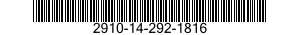 2910-14-292-1816 NOZZLE,CARBURETOR 2910142921816 142921816