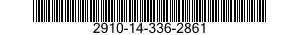 2910-14-336-2861 TUYAUX DINJECTION 2910143362861 143362861