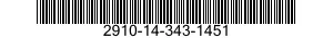 2910-14-343-1451 PUMP,FUEL,CAM ACTUATED 2910143431451 143431451