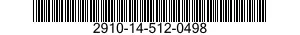 2910-14-512-0498 FILTER BODY,FLUID 2910145120498 145120498