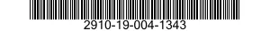 2910-19-004-1343 VALVULA INJETORA 2910190041343 190041343